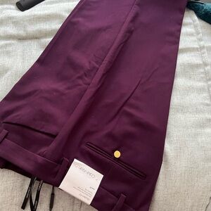 Calvin Klein Classic Fit Plum suit pants.